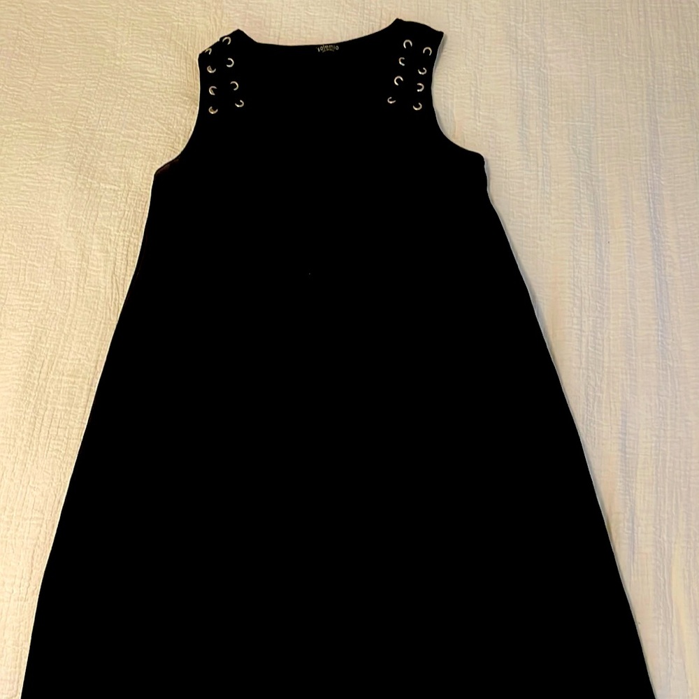 Black mini dress